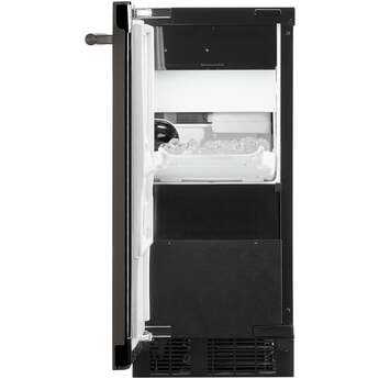 KitchenAid 15 Inch Automatic Clear Ice Maker With 25 Lb Capacity and Built-In Drain Pump: Black Ore — thumbnail 3